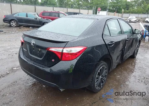2015 Toyota Corolla S Plus z USA, uszkodzony, nr VIN 2T1BURHE9FC399992